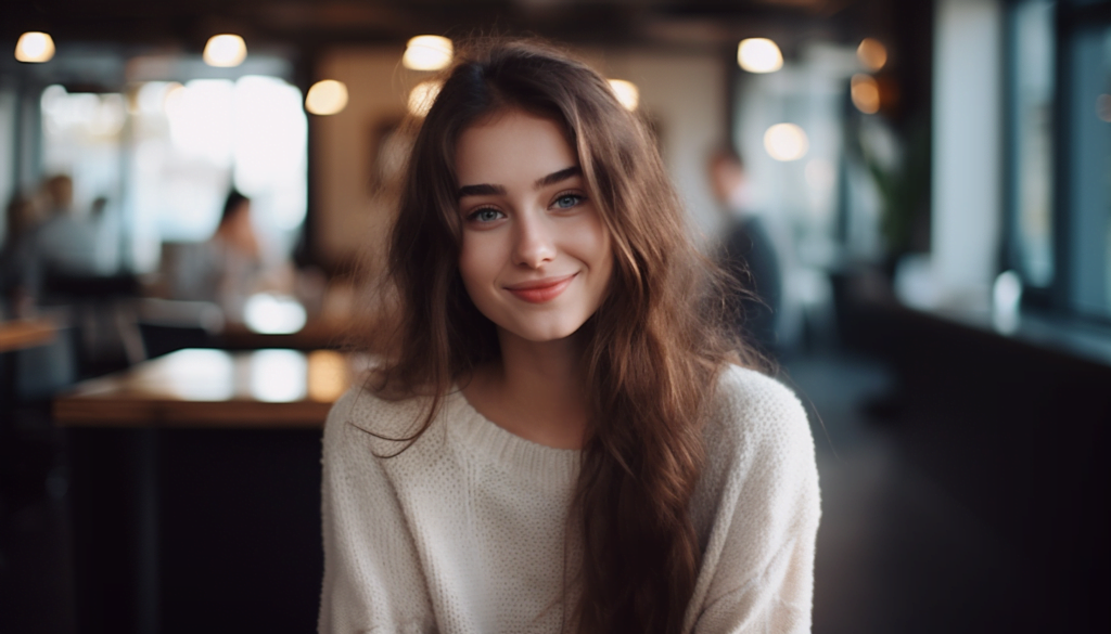 A girl on a date Photo of a girl on a date.