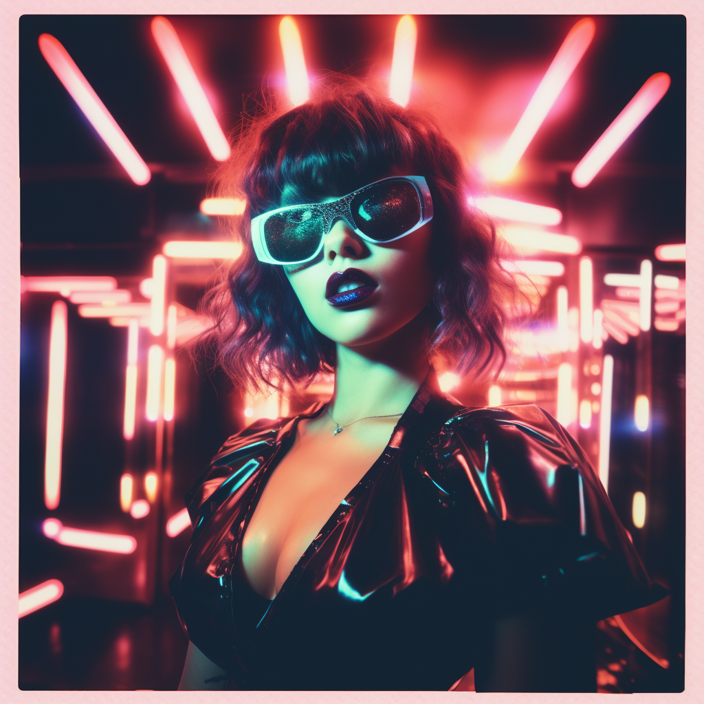 Girl at a club Stylish photo of a woman in a nightclub.